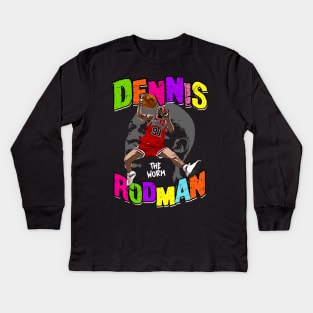 Rodman Rebound Kids Long Sleeve T-Shirt